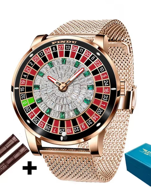 Load image into Gallery viewer, Roulette Series Watch Men'S Poker Fully Automatic Mechanical Watch Luminous Trendy Men'S Watch Large Dial Watch
