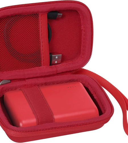 Hard Travel Case Replacement for Anker Powercore Speed 10000 10000Mah QC Charge 3.0 Portable External Charger Battery Power Bank (Red)