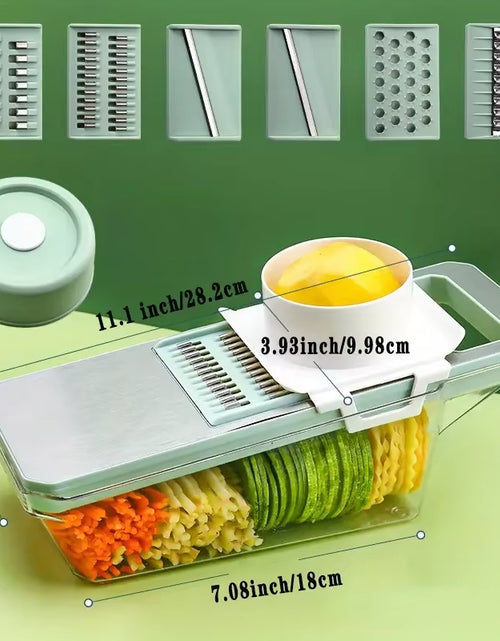 Load image into Gallery viewer, Chopmaster 6-In-1 Manual Vegetable Chopper – Ultimate Kitchen Slicer for Fast, Easy Prep Description:

