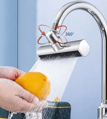 New Kitchen Waterfall Three-Mode Universal Swivel Extension Faucet Splash-Proof Nozzle Sink Multi-Function