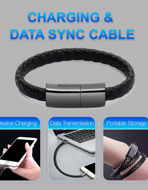 Load image into Gallery viewer, New Bracelet Charger USB Charging Cable Data Charging Cord for Iphone14 13 Max USB C Cable for Phone Micro Cable

