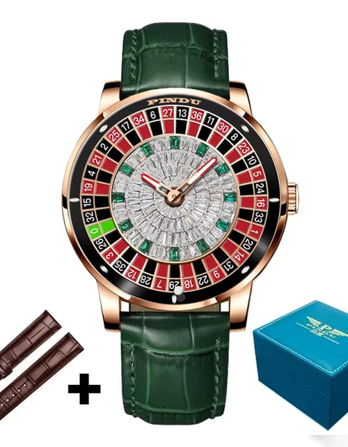 Load image into Gallery viewer, Roulette Series Watch Men'S Poker Fully Automatic Mechanical Watch Luminous Trendy Men'S Watch Large Dial Watch
