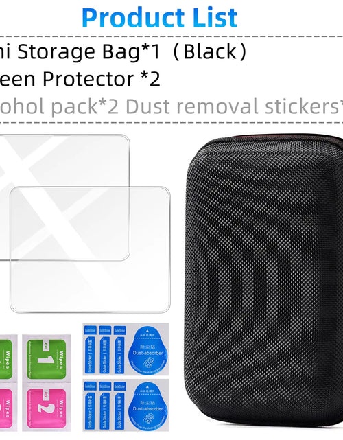 Load image into Gallery viewer, Glass+Bag for R36S/R35S Screen Protector Tempered Glass Film &amp; EVA Portable Storage Case R36S Console Protector Accessories Set
