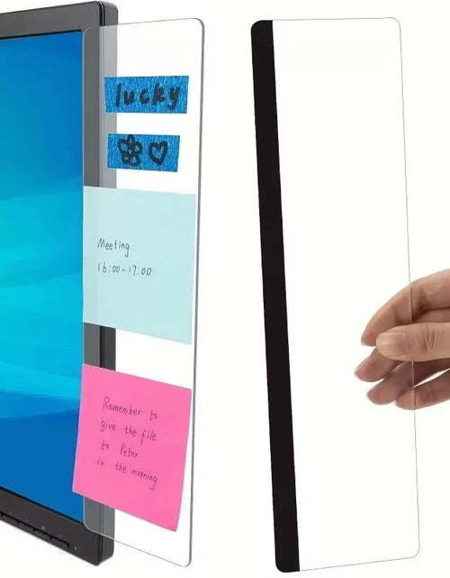Load image into Gallery viewer, 1Pc Computer Monitor Memo Board Computer Message Board Office Supplies Computer Note Clip Home Office Desk Accessories Decor
