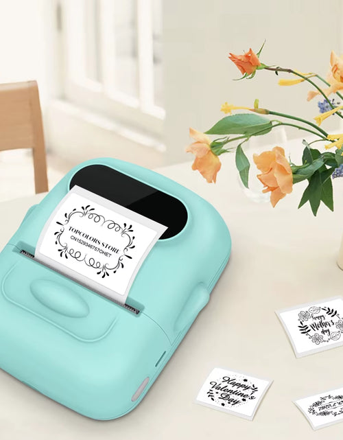 Load image into Gallery viewer, Portable Mini Printer P50 Thermal Adhesive Label Printer without Ink Bluetooth Sticker Printer Barcode Price Tag Label Maker
