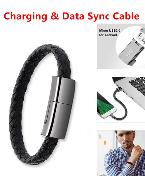 Load image into Gallery viewer, New Bracelet Charger USB Charging Cable Data Charging Cord for Iphone14 13 Max USB C Cable for Phone Micro Cable
