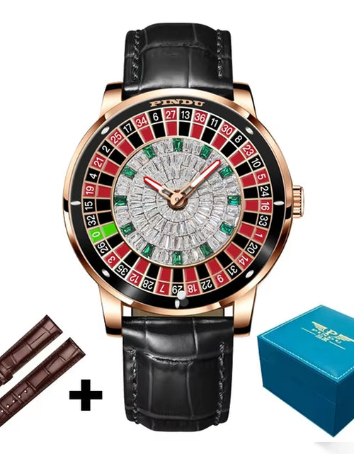 Load image into Gallery viewer, Roulette Series Watch Men'S Poker Fully Automatic Mechanical Watch Luminous Trendy Men'S Watch Large Dial Watch
