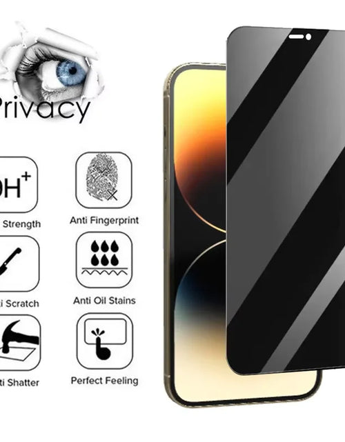 Load image into Gallery viewer, For Iphone 16 17 15 14 Pro Privacy Tempered Glass for Iphone 15 14 13 12 11 Pro Max Iphone14 Iphone13 Iphone16 Iphone 16 Pro anti Spy Screen Protector Iphone 14Pro
