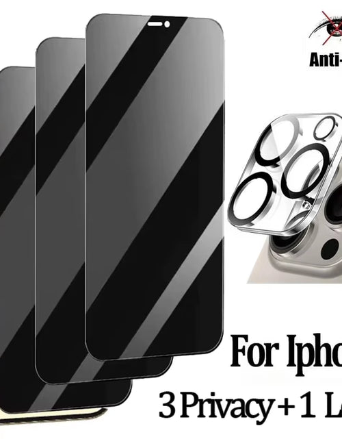 Load image into Gallery viewer, For Iphone 16 17 15 14 Pro Privacy Tempered Glass for Iphone 15 14 13 12 11 Pro Max Iphone14 Iphone13 Iphone16 Iphone 16 Pro anti Spy Screen Protector Iphone 14Pro
