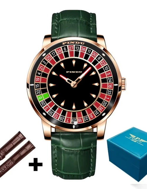 Load image into Gallery viewer, Roulette Series Watch Men'S Poker Fully Automatic Mechanical Watch Luminous Trendy Men'S Watch Large Dial Watch
