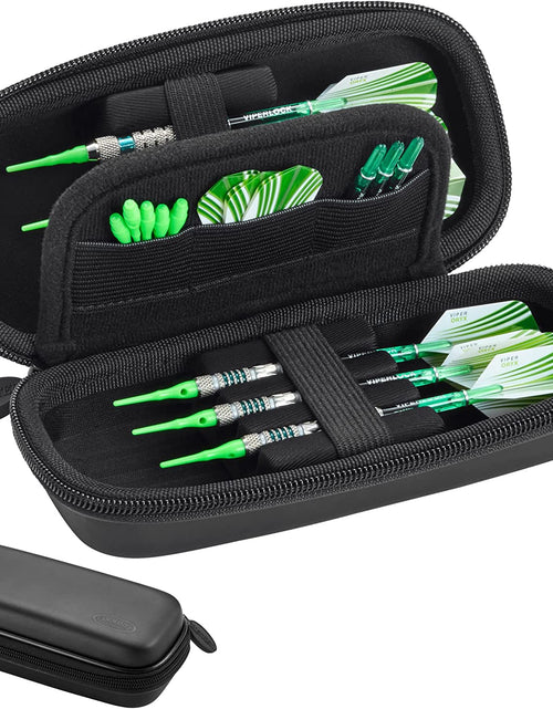 Load image into Gallery viewer, Sentry Dart Case Slim EVA Shell for Steel and Soft Tip Darts, Hold 6 Darts and Features Built-In Storage for Flights, Tips and Shafts
